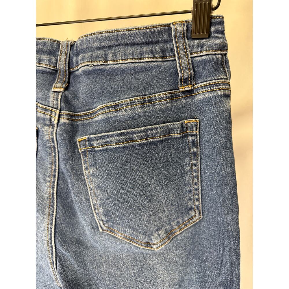 Alloy Apparel Women’s Skinny Jeans Blue Stretch Denim 25" Waist Long Inseam - Picture 4 of 7